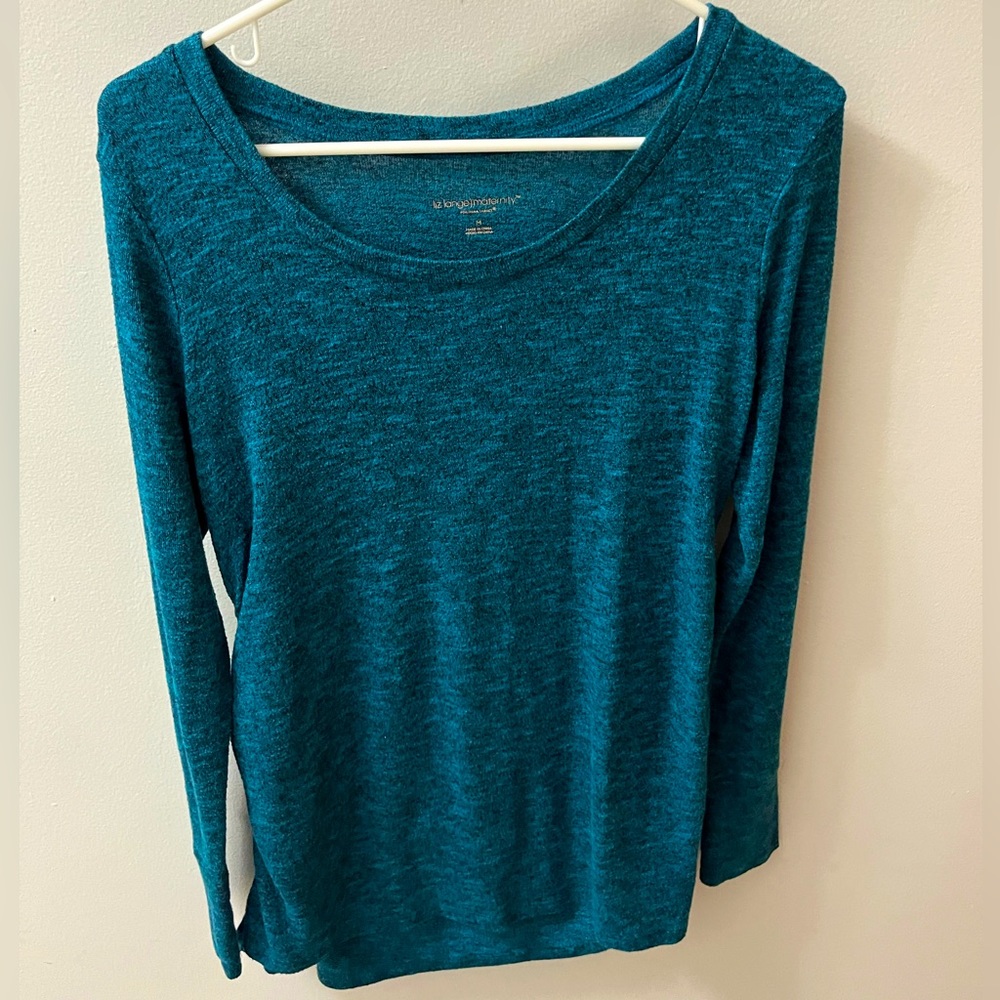 Liz Lange Maternity Long Sleeve Shirts